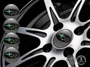 Subaru Wheel Decals High-Performance Stellar Grid